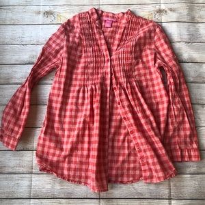 Woman Within Blouse Top button up medium